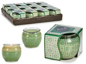 Acorde Lime Ginger Scented Candle in Glass Container