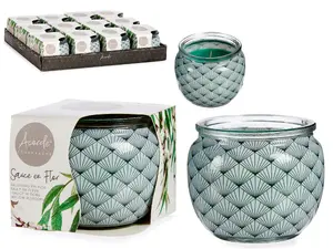 Acorde Willow Blossom Scented Candle in Glass Container