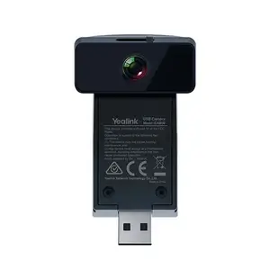 Yealink CAM50 2 MP HD-Ready Video Camera, 1280 x 720 Pixels, 30 fps, Black
