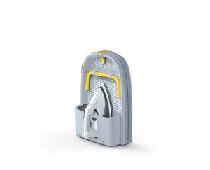 Joseph Joseph Pocket 50009 Tabletop Ironing Board, Grey Cotton Cover