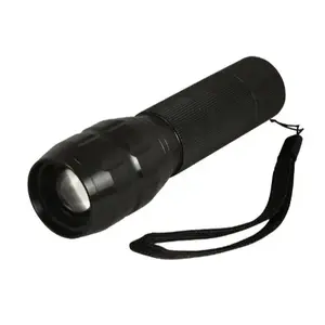 Heitech LED alumīnija kabatas lukturis, 3W, 3 gaismas režīmi, melns