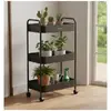 KINGHoff KH 1941 Three-Tier Mobile Shelving Unit Photo 4