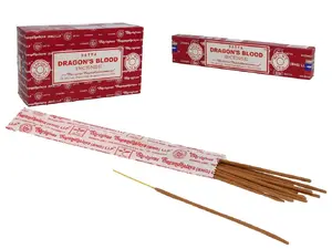 Satya Dragon's Blood Incense Sticks, 15g, 12-Pack