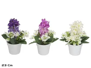 Lito Artificial Hyacinth in Pot 23 cm