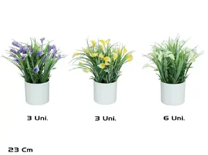 Mākslīgais augs podā Lito Calitas Grass 23 cm