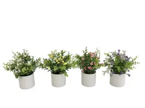 Искусственное растение Lito Eucalyptus-Papavel в горшке 21 см