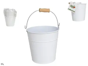 Garden Enjoy Decorative Bucket Flower Pot 1L