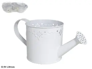 Garden Enjoy Decorative Watering Can Flower Pot, 0.9 l