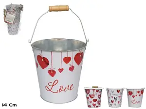 Gerimport Decorative Flower Pot Bucket