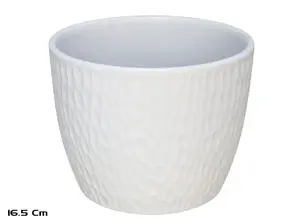 Garden Enjoy Luca White Planter