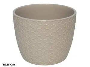 Garden Enjoy Elio Beige Flower Pot