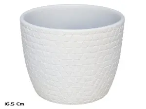 Garden Enjoy Luigi White Planter