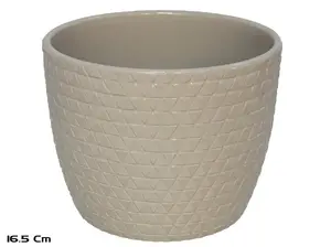 Garden Enjoy Luigi Flower Pot, Beige