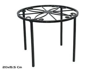 Garden Enjoy Pot Support 20x15.5 cm Black