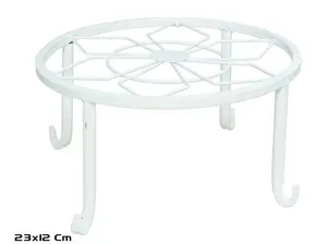 Garden Enjoy Pot Support 23x12 cm White
