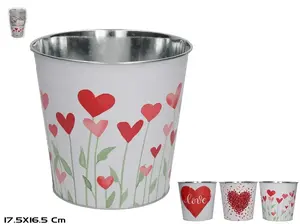 Gerimport Decorative Bucket Flower Pot