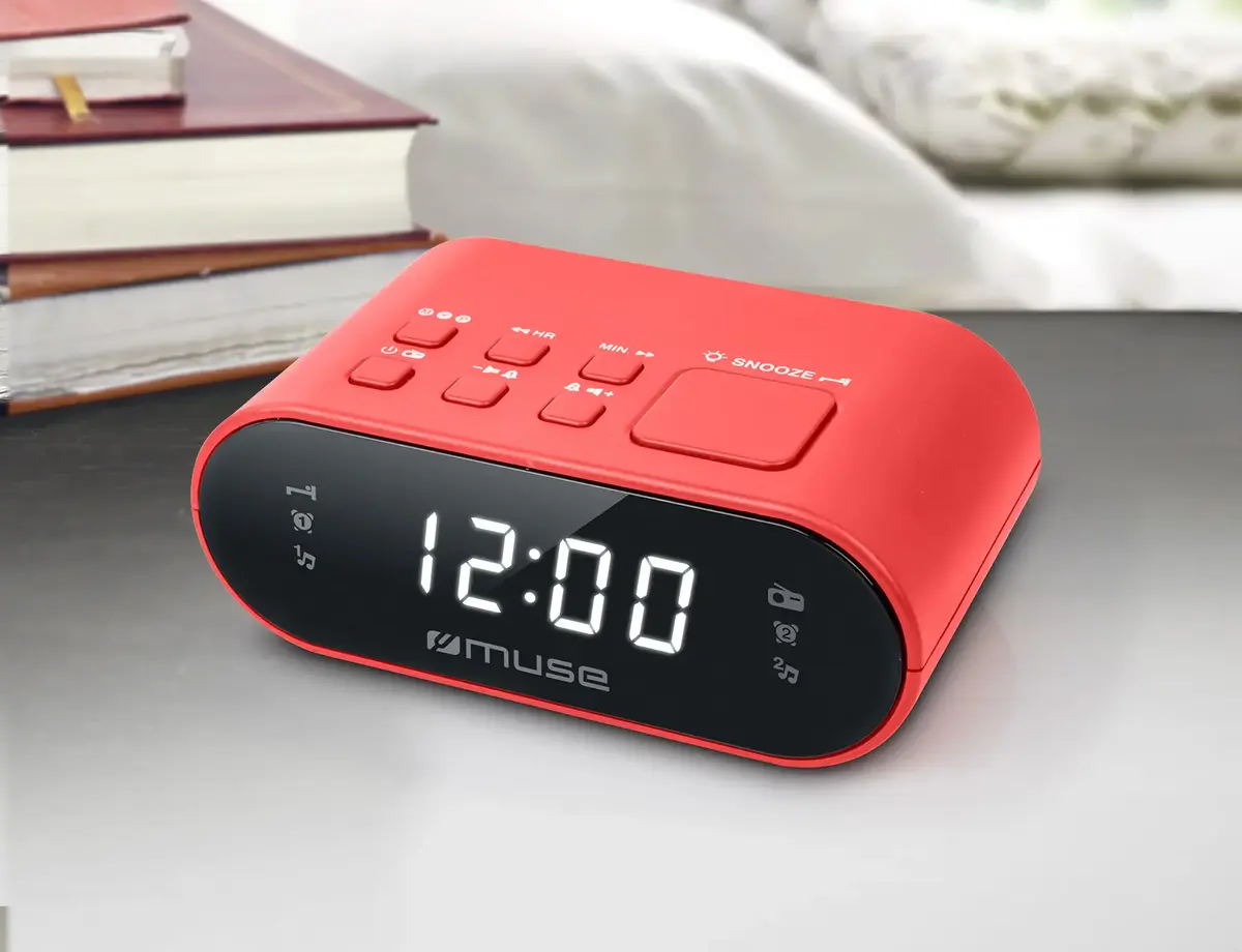 Muse M-10 RED Digital Alarm Clock Photo 2