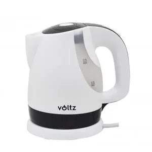 Oliver Voltz 55551230FB Electric Kettle, 1300W, 0.9L, Wireless, White/Black