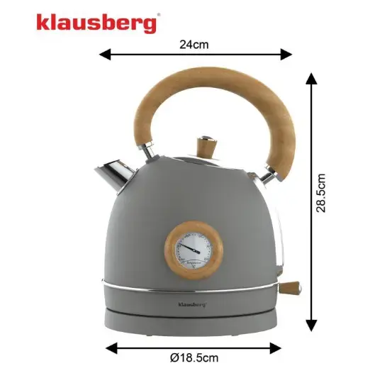 Klausberg KB 9009 Electric Kettle with Thermometer Photo 3