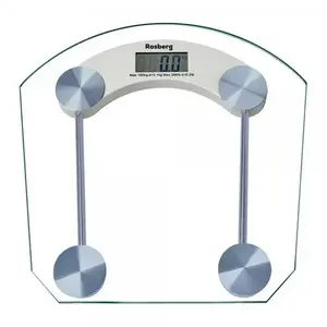 Rosberg 555551650B grīdas svari ar 4 ciparu LCD displeju un 180 kg ietilpību