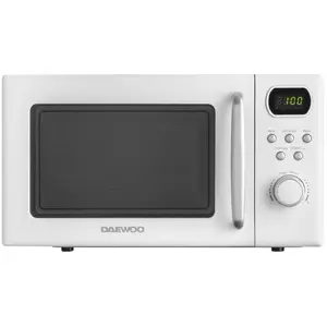 Daewoo KOR 6S2BW 2 solo mikroviļņu krāsns, 20L, 700W, digitālā vadība, balta