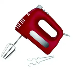 Oliver Voltz 5OV51110WR Hand Mixer, 500W, 6 Speeds, Turbo Function, Red