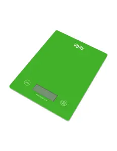 Oliver Voltz OV51651K Electronic Kitchen Scale, 5kg Capacity, Tempered Glass Platform, Green