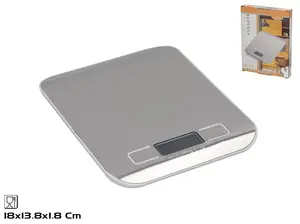 Digital Kitchen Scale 5Kg 18X14X2Cm, KITCHEN&GO