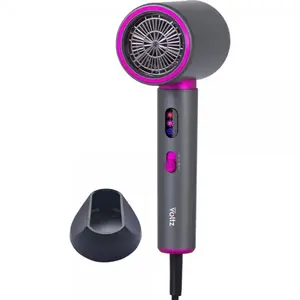 Fēns Oliver Voltz 55OV51100R, 2200 W, LED temperatūras indikators, pelēks/rozā