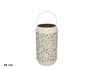 Garden Enjoy Anita Cream Candle Lantern 14 cm