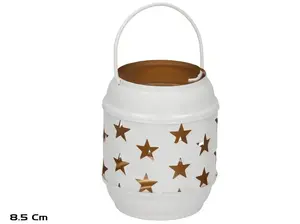 Garden Enjoy Kora White Candle Lantern 8.5 cm