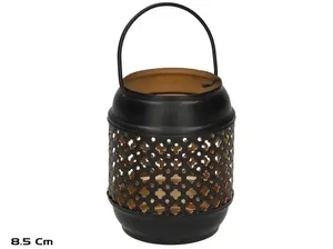 Garden Enjoy Kaia Black Lantern, 8.5 cm