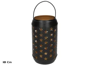 Garden Enjoy Kora Black Lantern, 18 cm