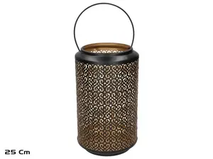 Garden Enjoy Lida laterna, melna, 25 cm