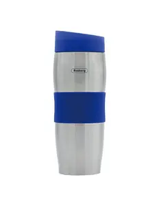 Rosberg R52011C Thermo Mug, 0.380 l, Stainless Steel, Double Wall, Blue