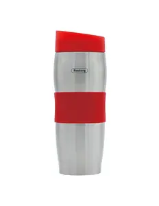 Rosberg R52011C Thermo Mug, 0.380 l, Stainless Steel, Double Wall, Red