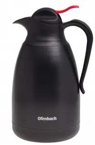 Kamille 101332 Stainless Steel Thermos 1.5 L Black