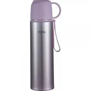 Rosberg 55R52010FP Stainless Steel Vacuum Flask, 0.5 L, Purple