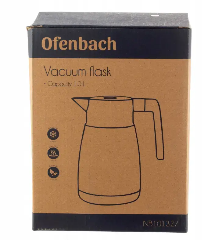 Термос Ofenbach 101327 со стеклянной колбой 1.0 л Photo 4