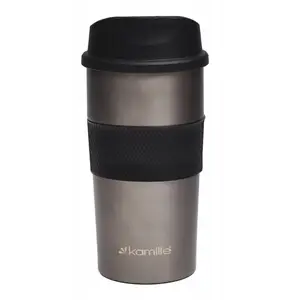 Kamille 2150A Thermal Mug 480 ml, Stainless Steel, Dark Gray