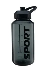 Galicja 14049 B sporta pudele, 1 l, melna