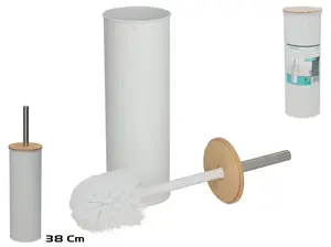 Туалетный ершик с держателем BATH&GO со стальной ручкой