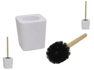 Держатель для туалетного ершика BATH&GO, 38.5 см, белый