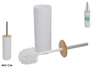 Туалетный ершик с держателем BATH&GO, белый