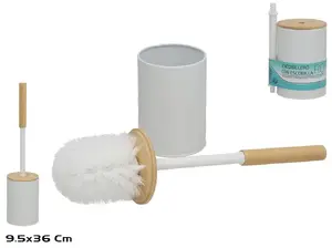 Ершик для унитаза с подставкой BATH&GO, белый