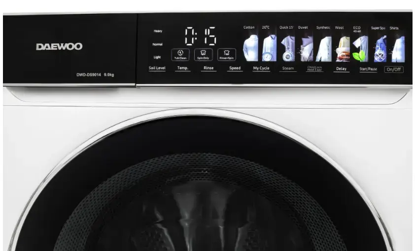 Veļas mašīna Daewoo DWD DS9014 | 9 kg, 1400 apgr./min Photo 3