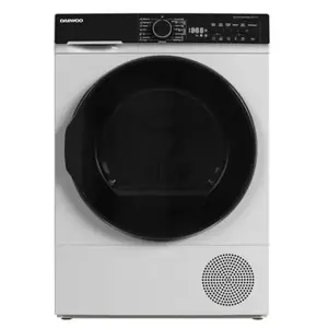 Daewoo DDR XV9A/C Heat Pump Tumble Dryer, 9 kg, A+++, 15 Programs, Wi-Fi