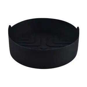 Rosberg R51980RS Silicone Liner for Air Fryer, 18.8x5.5 cm, Black