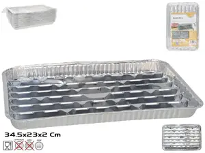 KITCHEN&GO Aluminum Tray, 34.5 x 23 x 2 cm