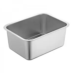 Rosberg 551222K367 Rectangular Baking Form, Stainless Steel